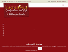 Tablet Screenshot of fischerwirt-schlehdorf.de